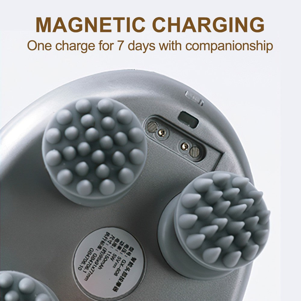 Electric Scalp Massager – Deep Kneading Relaxation | IPX7 Waterproof | 3 Massage Modes | Cordless Handheld Scalp & Body Massager