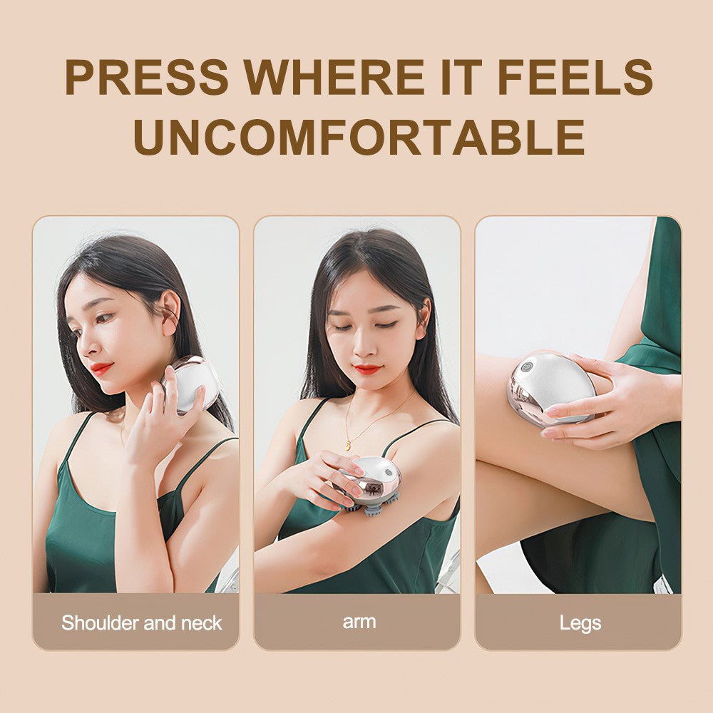 Electric Scalp Massager – Deep Kneading Relaxation | IPX7 Waterproof | 3 Massage Modes | Cordless Handheld Scalp & Body Massager